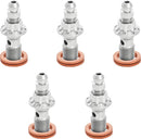 Bolt Banjo Bleeder 5-Pk 12-Pt 10Mm Fr Caliper Polished Tour