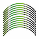 3D Motorcycle Stickers - Wheels Green For Kawasaki Z 1000 SX 2017>2020