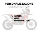 Crystal Motorcycle Protection Stickers - Full Kit For Fantic XEF 450 Rally 2023>2026