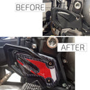 3D Motorcycle Stickers - Heel Pads For Moto Guzzi X-Cape 1200 2025>2026