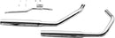 Staggered Dual Exhaust System Chrome For Harley Davidson XL 900 1957 - 44.5 MM