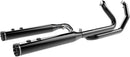 2-into-2 Dominator Exhaust System Eclipse For Harley Davidson FLHR 1584 2009-2011 - 11.5 CM
