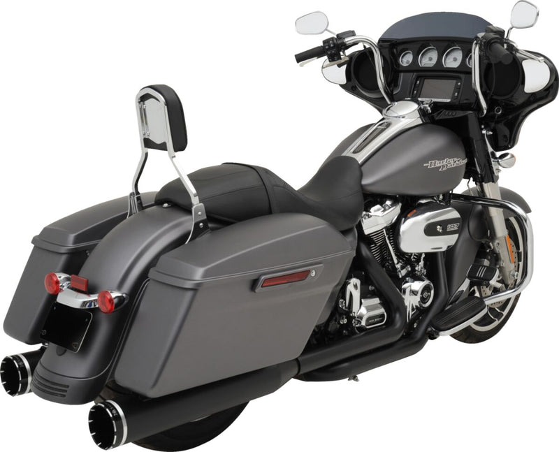 2-into-2 Dominator Exhaust System Black Harley Davidson FLH 1868 ABS 2021 - 11.5 CM
