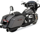 2-into-2 Dominator Exhaust System Black Harley Davidson FLH 1868 ABS 2021 - 11.5 CM