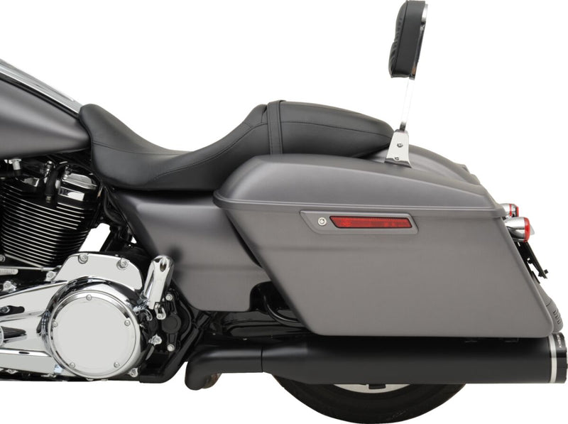 2-into-2 Dominator Exhaust System Black Harley Davidson FLH 1868 ABS 2021 - 11.5 CM