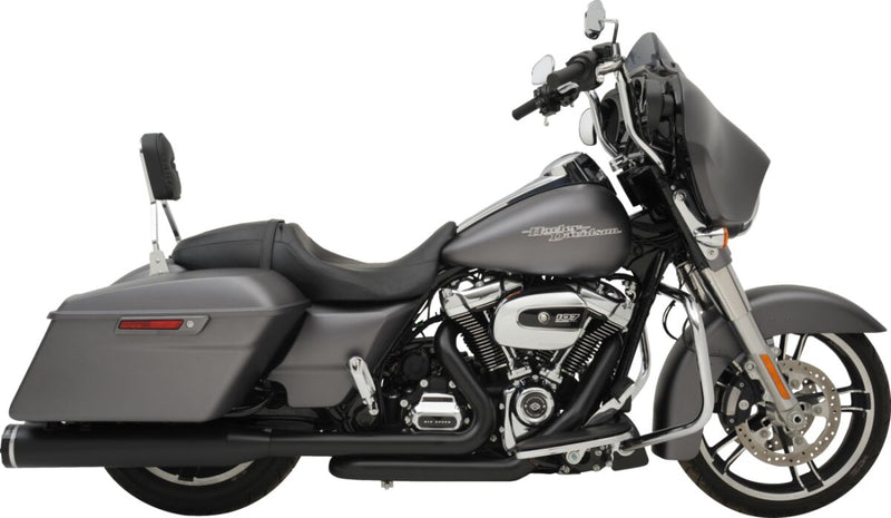 2-into-2 Dominator Exhaust System Black Harley Davidson FLH 1868 ABS 2021 - 11.5 CM