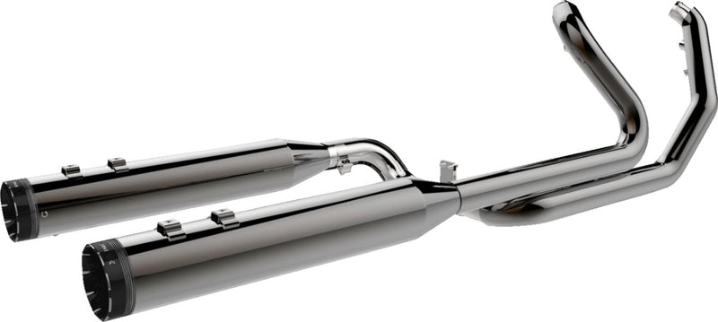 2-into-2 Dominator Exhaust System Black For Harley Davidson FLH 1868 2021 - 11.5 CM