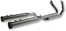 2-into-2 Dominator Exhaust System Black For Harley Davidson FLH 1868 2021 - 11.5 CM