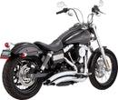 2-into-2 Big Radius Exhaust System Chrome For Harley Davidson FXD 1584