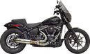 2-into-1 Super Bike Exhaust System With 4" Muffler For Harley Davidson FLFB 1750 ABS 2018-2020