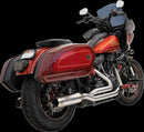 True Dual Performance Exhaust System With 4" Muffler For Harley Davidson FLSB 1750 ABS 2018-2024