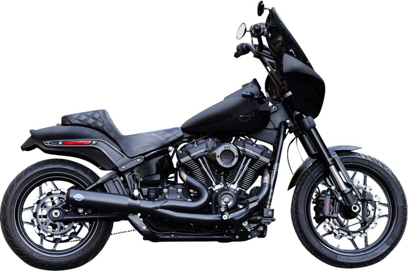 2-into-1 Qualifier Exhaust System Guardian Black 550-1106