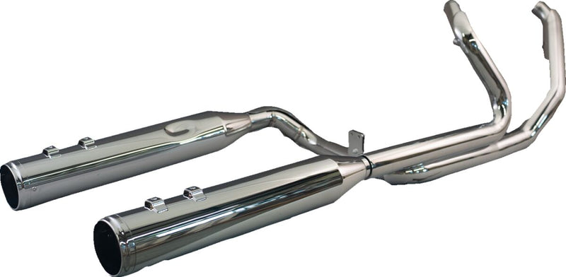 2-into-2 Dominator Exhaust System Chrome For Harley Davidson FLH 1868 ABS 2021 - 11.5 CM