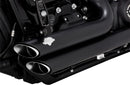 Shortshots Staggered PCX™ Exhaust System Black / Matt For Harley Davidson FLDE 1750 ABS