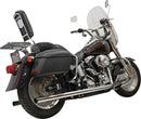 2-into-2 True Dual Drag Pipe Exhaust System For Harley Davidson FLS 1690 2012-2017