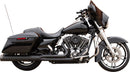 2-into-1 Sidewinder Exhaust System Black / Guardian Black For Harley Davidson FLHR 1584 2007-2011 - 11.5 CM