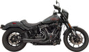 2-into-1 The Ripper Exhaust System Black For Harley Davidson FLSL 1750 ABS 2018-2021