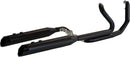 2-into-1-into-2 Dominator-SR Exhaust System Black For Harley Davidson FLHR 1584 2009-2011