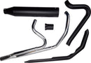 2-into-1 Outlaw-SR Exhaust System Black For Harley Davidson FLH 1868 ABS 2021