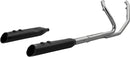 2-into-2 Icon-SR Exhaust System Black For Harley Davidson FLH 1868 ABS 2021