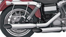 3" HP-Plus Slip-On Mufflers Chrome For Harley Davidson FLHR 1750 ABS 2017-2022 - 76.2 MM