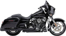 El Diablo Slip-On Mufflers Black For Harley Davidson FLH 1868 ABS