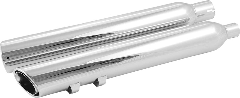 909 Uppercut Slip-On Mufflers Chrome For Harley Davidson FLH 1868 ABS