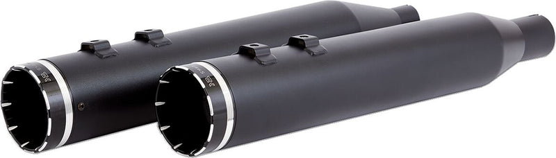 4-1/2" HP-Plus Slip-On Mufflers Black / Satin For Harley Davidson FLH 1868 2021 - 11.5 CM