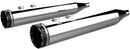 4-1/2" HP-Plus Slip-On Mufflers Chrome For Harley Davidson FLHR 1340 1995-98 - 11.5 CM
