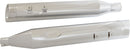 4-1/2" HP-Plus Slip-On Mufflers Chrome / Silver For Harley Davidson FLH 1868 ABS 2021 - 11.5 CM