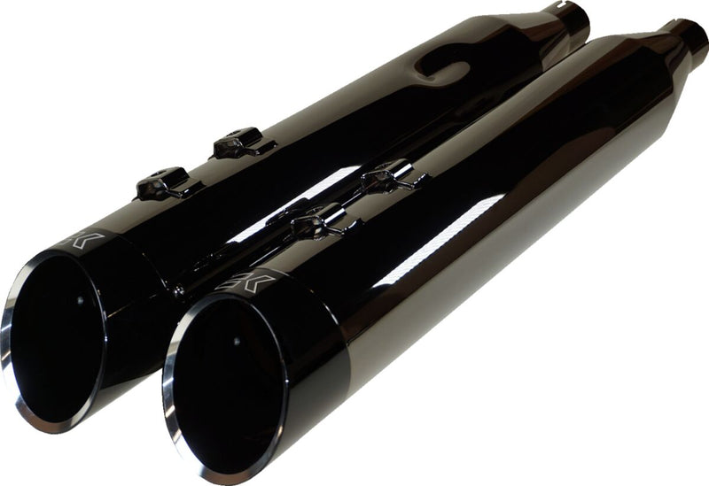 4-1/2" HP-Plus Slip-On Mufflers Black / Eclipse For Harley Davidson FLH 1868 ABS 2021 - 11.5 CM