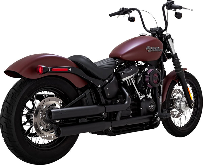 Eliminator 300 Slip-On Mufflers Black For Harley Davidson FLFB 1750 ABS - 76.2 MM