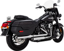 Eliminator 300 Slip-On Mufflers Chrome For Harley Davidson FLDE 1750 ABS - 76.2 MM