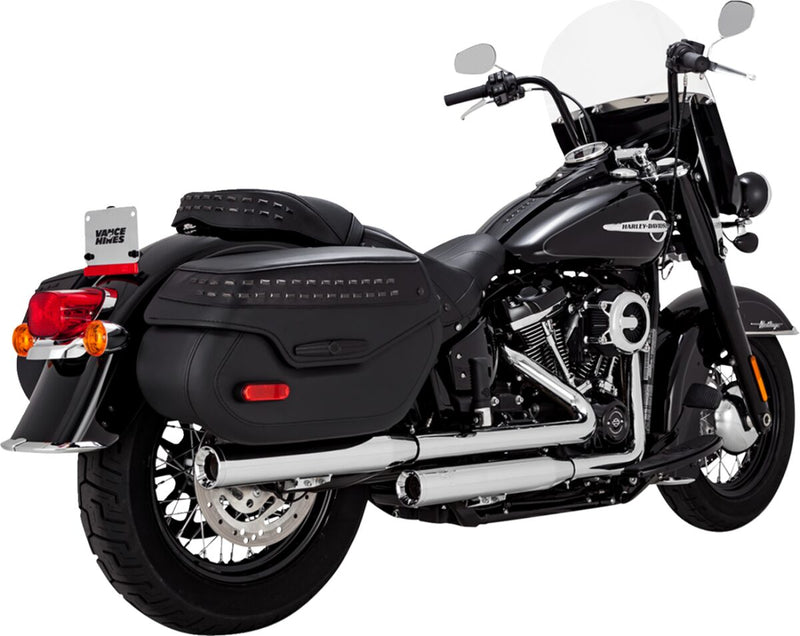 Eliminator 300 Slip-On Mufflers Chrome For Harley Davidson FLDE 1750 ABS - 76.2 MM