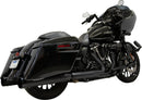 4-1/2" Slip-On Mufflers Black For Harley Davidson FLH 1868 ABS 2021