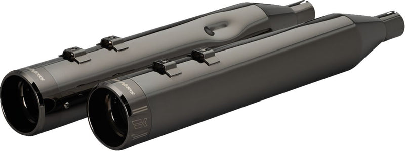 4-1/2" HP-Plus Slip-On Mufflers with Klassic Tip Black / Chrome / Eclipse For Harley Davidson FLH 1868 ABS 2021 - 11.5 CM