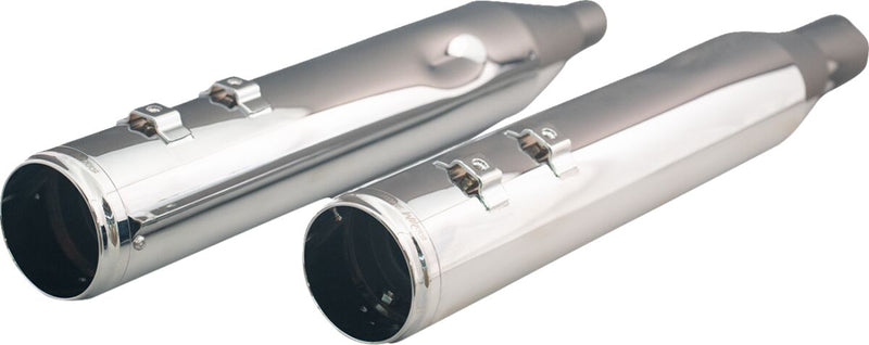 4-1/2" HP-Plus Slip-On Mufflers with Race Tip Chrome For Harley Davidson FLHR 1340 1995-1998 - 11.5 CM