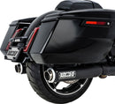 Supersport Slip-On Mufflers Black For Harley Davidson FLH 1868 ABS - 10 CM