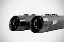 4.33 Inches Slash-Cut Slip-Ons Muffler for HD-TOURING E3 For Harley Davidson FLHR 1450 2006