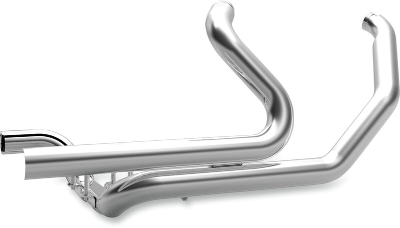 Aggressor 2-into-1-into-2 Header Chrome For Harley Davidson FLHR 1340 1994-1998
