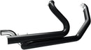 Aggressor 2-into-1-into-2 Header Black For Harley Davidson FLHR 1340 1994-1998