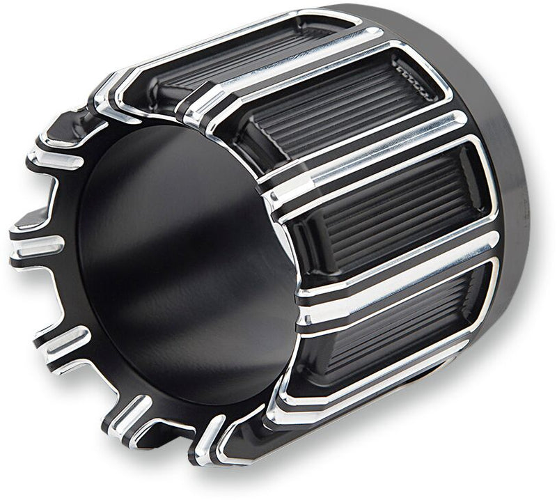 10 Gauge Exhaust Tip Black / Chrome - 11.5 CM