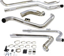 True Dual Headpipes Chrome For Harley Davidson FLH 1868 ABS