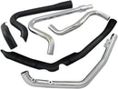 True Dual Headpipes Black For Harley Davidson FLH 1868 ABS
