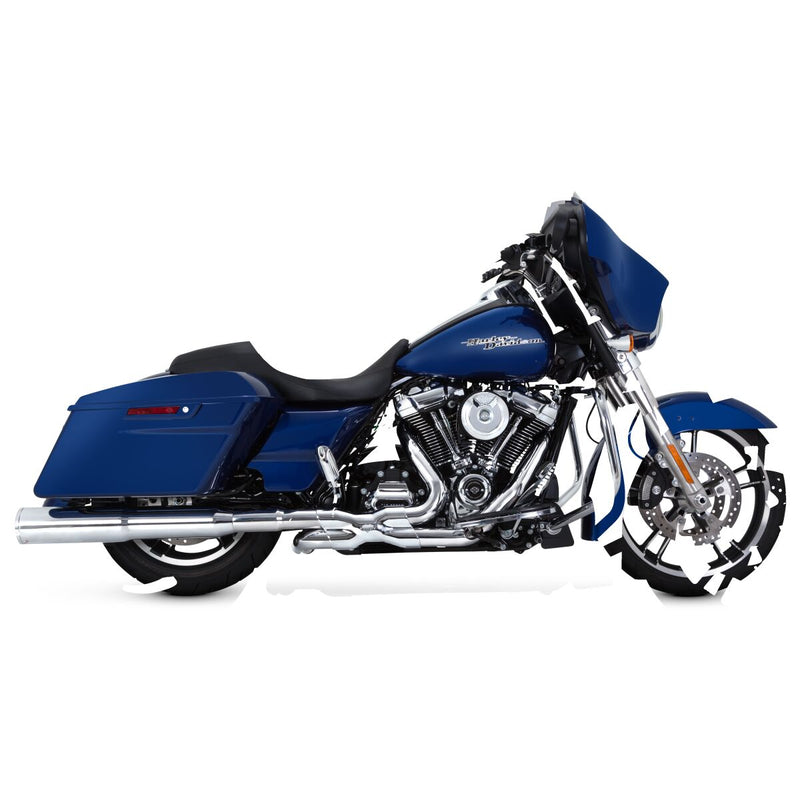 Power Duals Header System Chrome For Harley Davidson FLH 1868 ABS