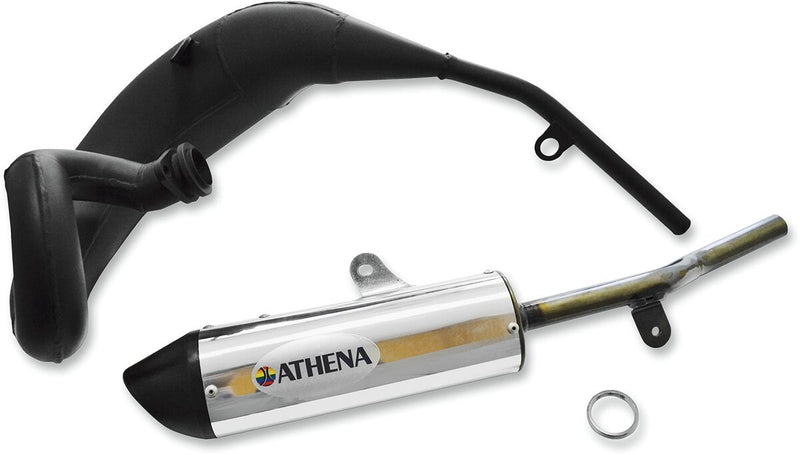 Exhaust System Black| Chrome For Derbi GPR 125 Nude