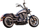 Hot Rod 2:1 Exhaust System Black For Victory BOARDWALK 106 2013-2015