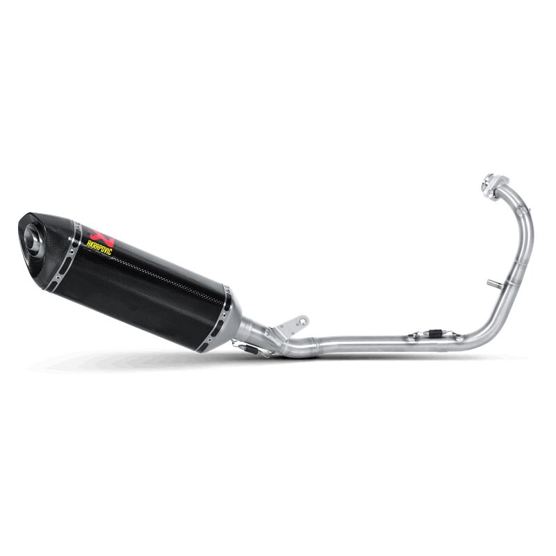 Racing Line Full Exhaust System Street Black For Yamaha YZF-R 125