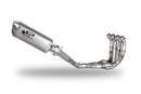 Force Full Exhaust Systems Street Silver For Yamaha YZF-R6 600 2017-2026