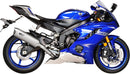 Force Full Exhaust Systems Street Silver For Yamaha YZF-R6 600 2017-2026